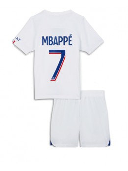 Paris Saint-Germain Kylian Mbappe #7 Ausweichtrikot für Kinder 2022-23 Kurzarm (+ Kurze Hosen)